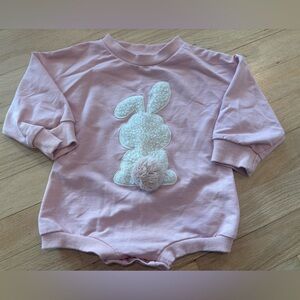 Pink Bunny Baby Bodysuit